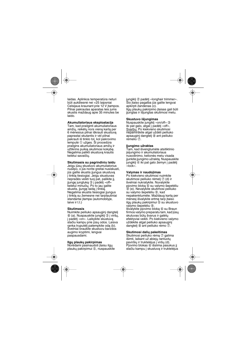 Braun 1508 User Manual | Page 22 / 37
