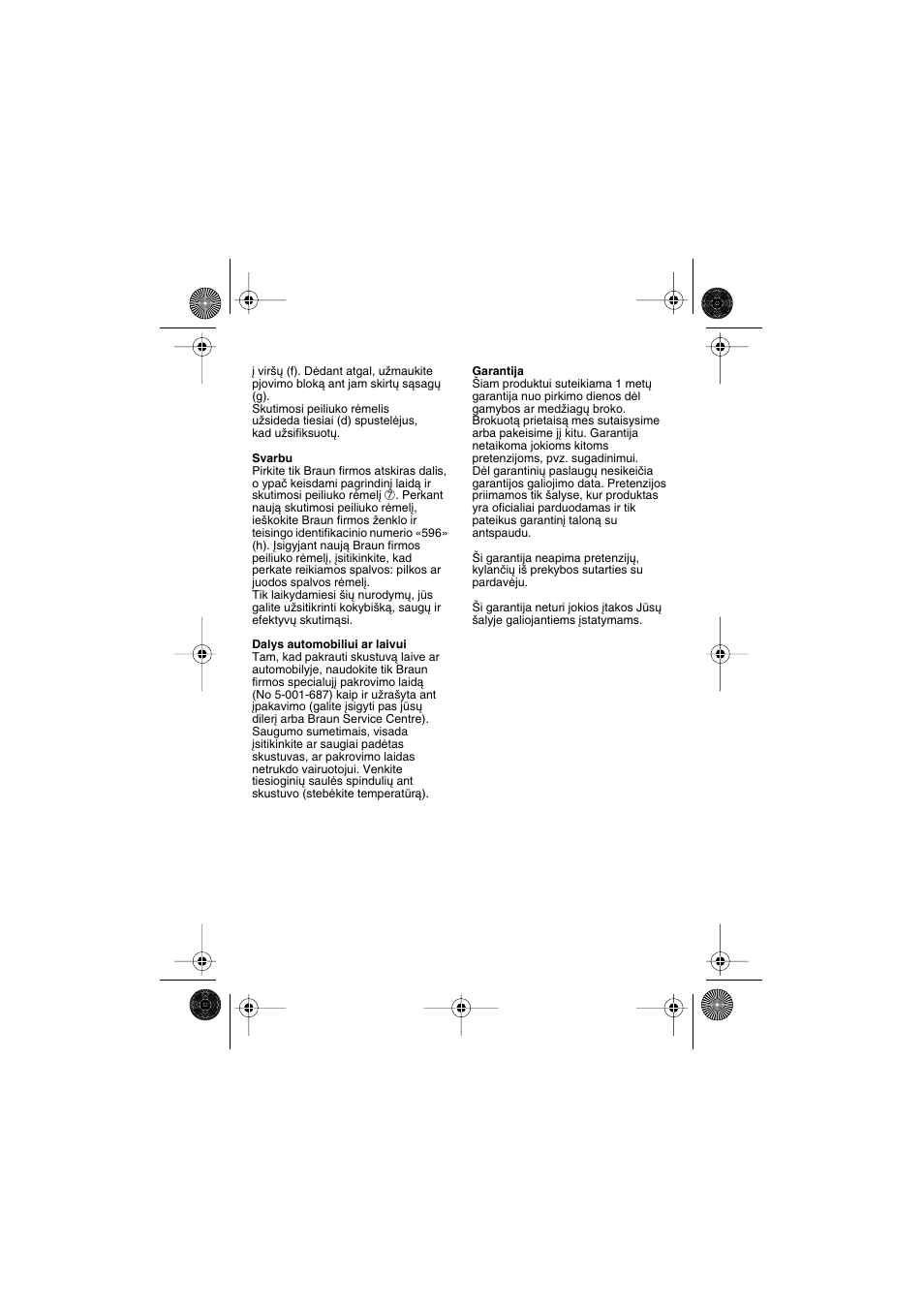 Braun 1508 User Manual | Page 23 / 37