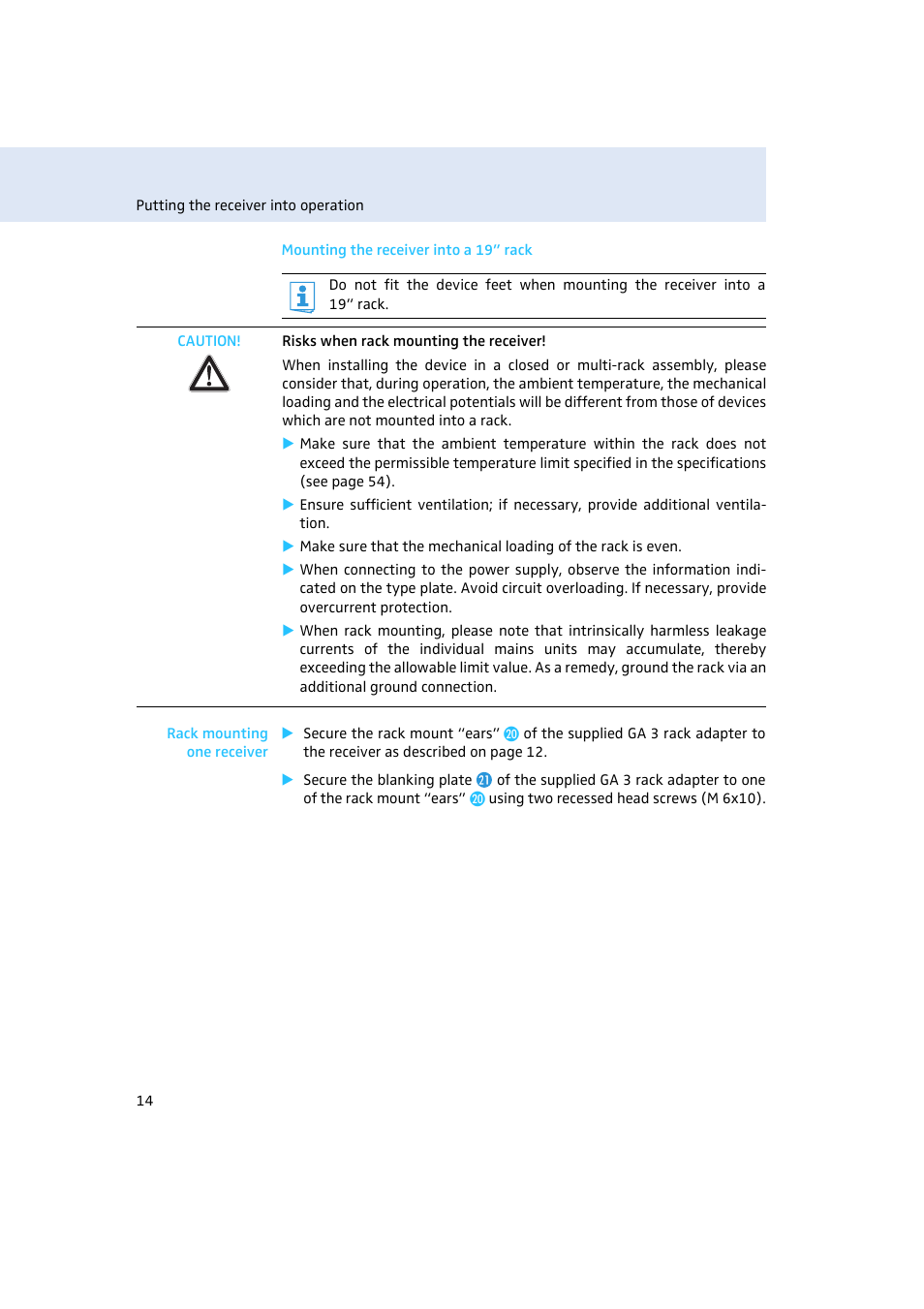 Sennheiser Rack-mount Receiver EM 300 G3 User Manual | Page 15 / 62