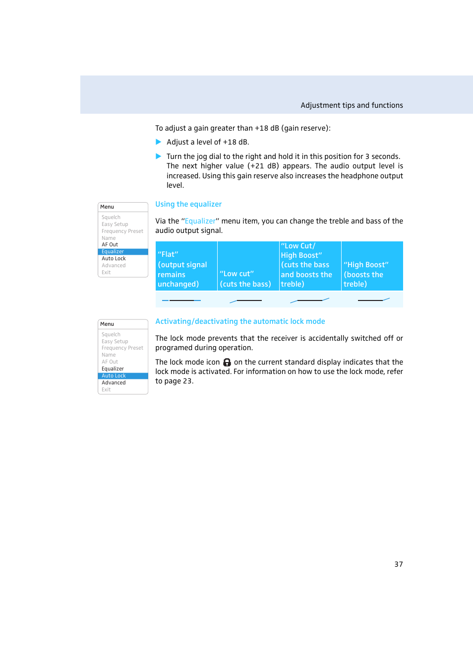 Sennheiser Rack-mount Receiver EM 300 G3 User Manual | Page 38 / 62