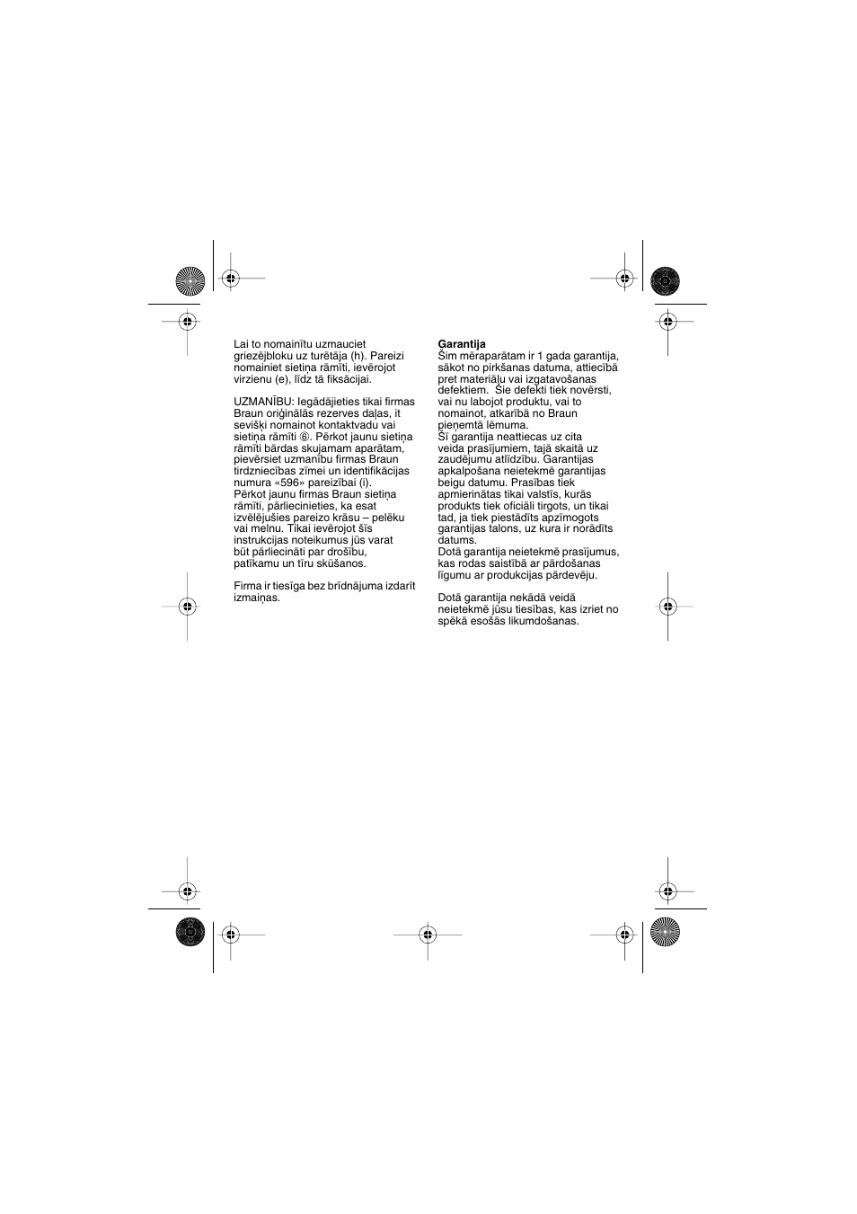Braun 1013 User Manual | Page 14 / 27