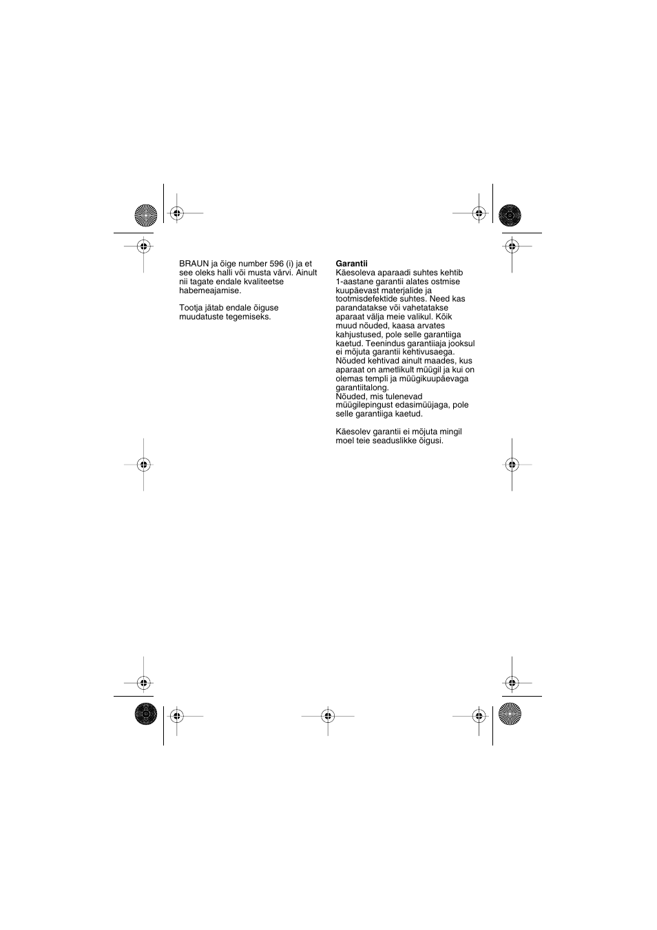 Braun 1013 User Manual | Page 16 / 27