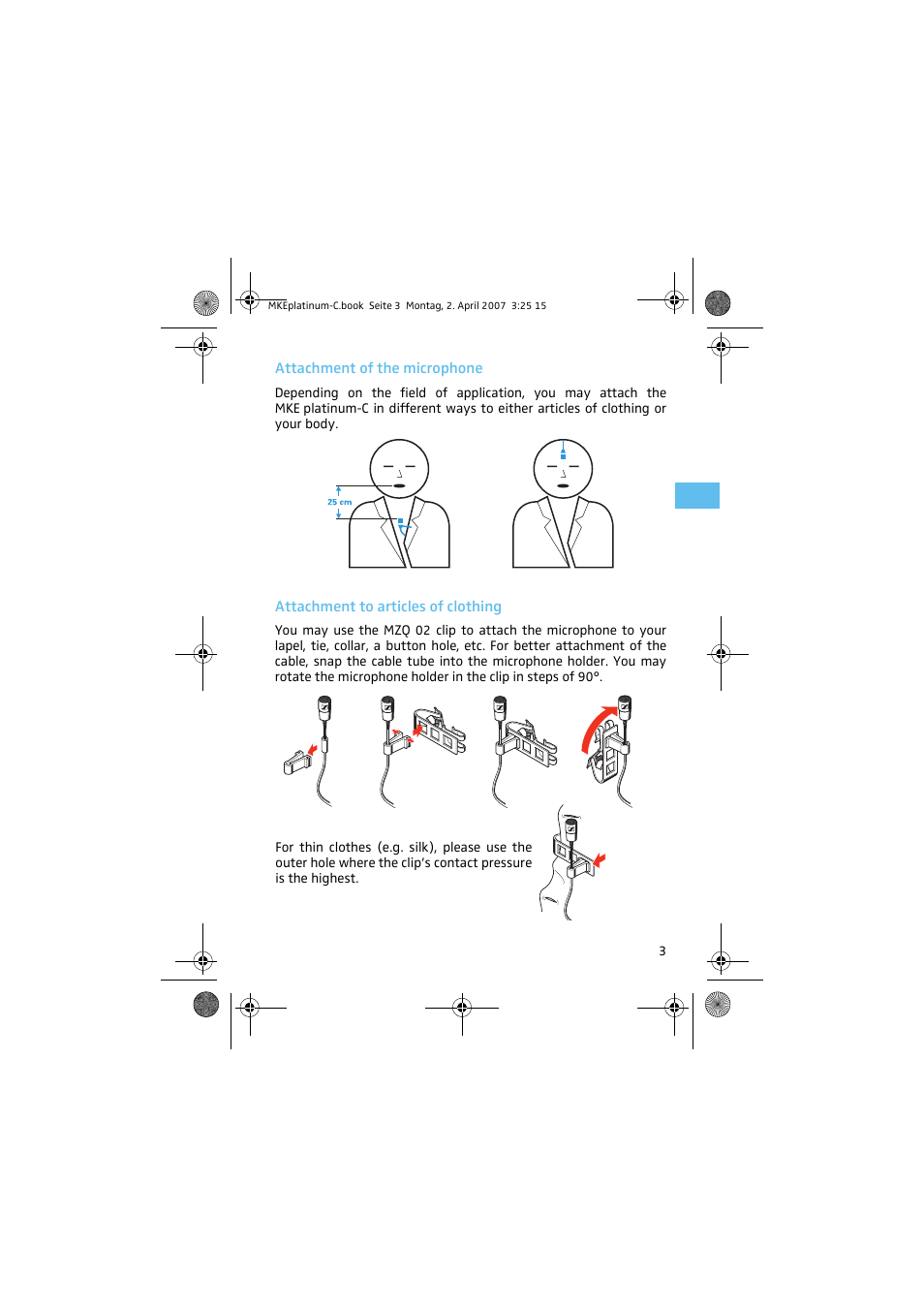 Sennheiser MKE platinum-C User Manual | Page 4 / 10