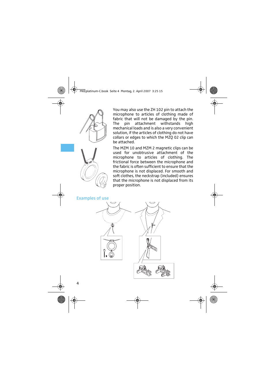 Sennheiser MKE platinum-C User Manual | Page 5 / 10