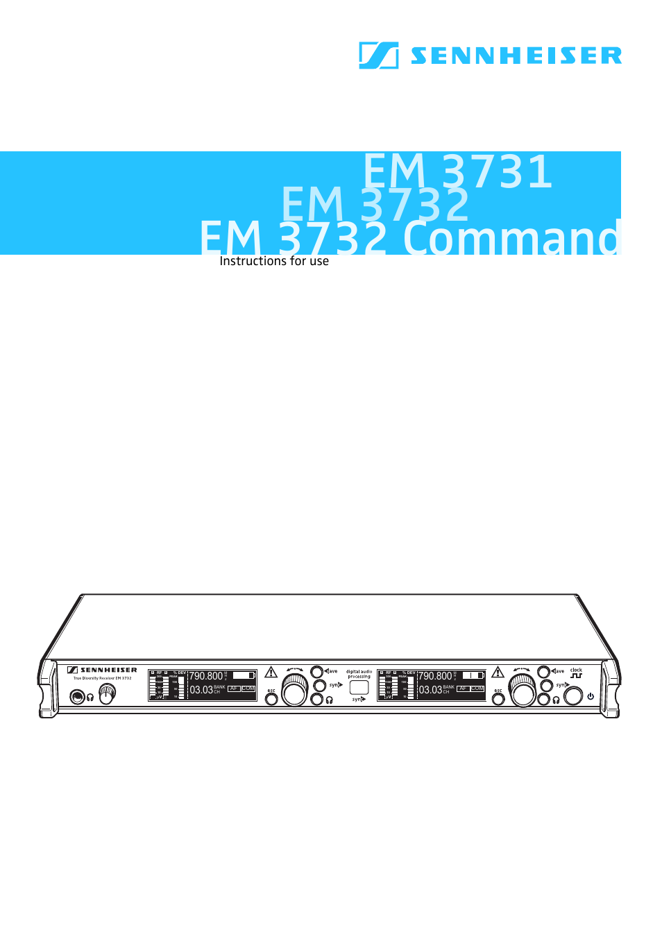 Sennheiser EM 3731 User Manual | 47 pages