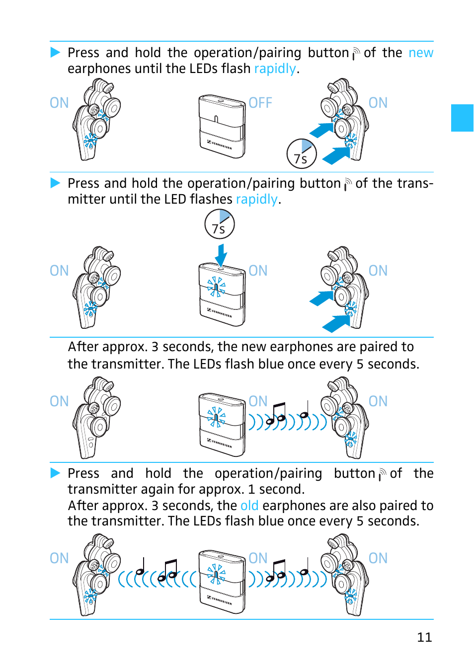 Sennheiser Digital Wireless System MX W1 User Manual | Page 12 / 28