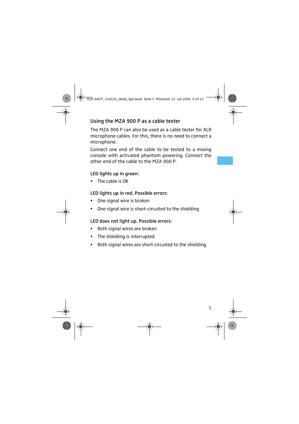 Sennheiser MZA 900 P User Manual | Page 7 / 12