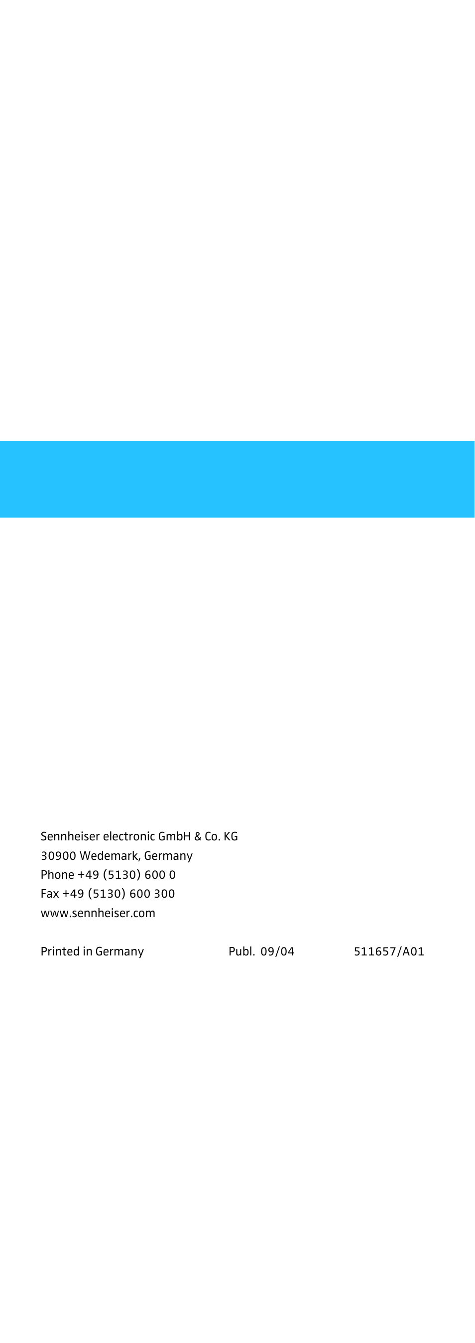 Sennheiser 855 User Manual | Page 20 / 60