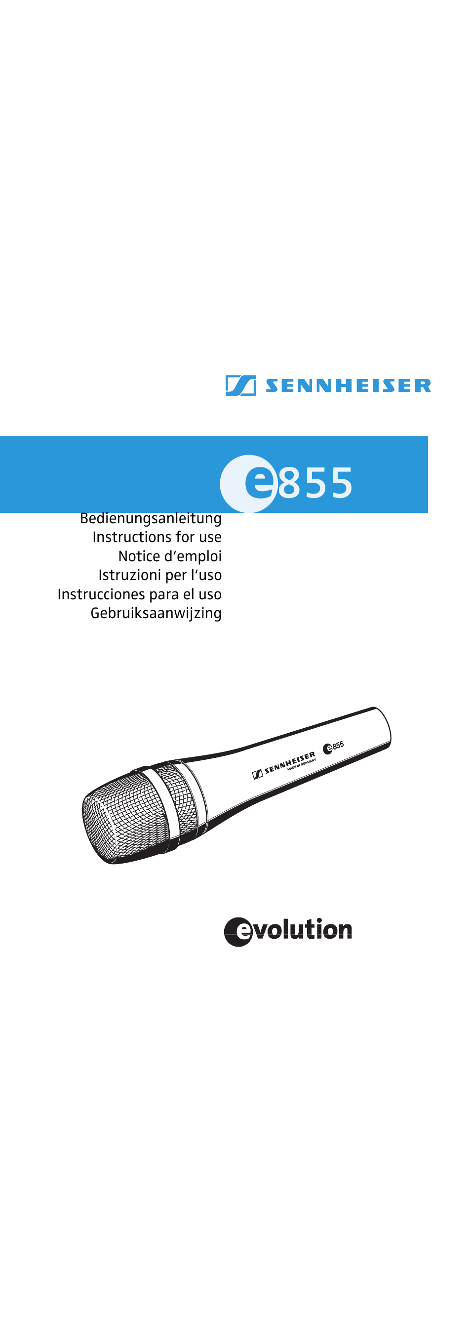 Sennheiser 855 User Manual | Page 31 / 60