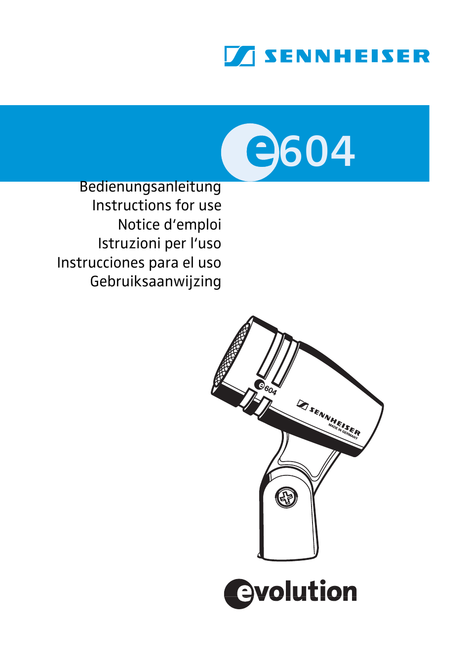 Sennheiser 604 User Manual | 10 pages