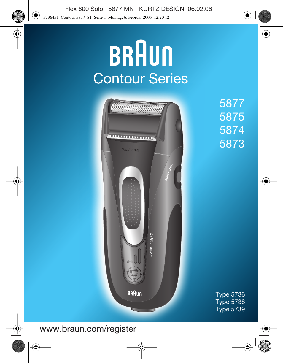 Braun 5877 User Manual | 46 pages