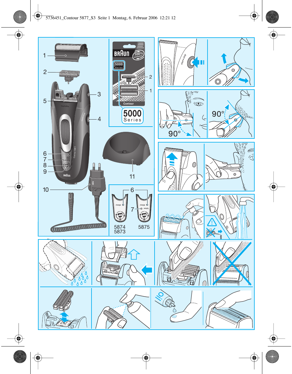 Braun 5877 User Manual | Page 3 / 46
