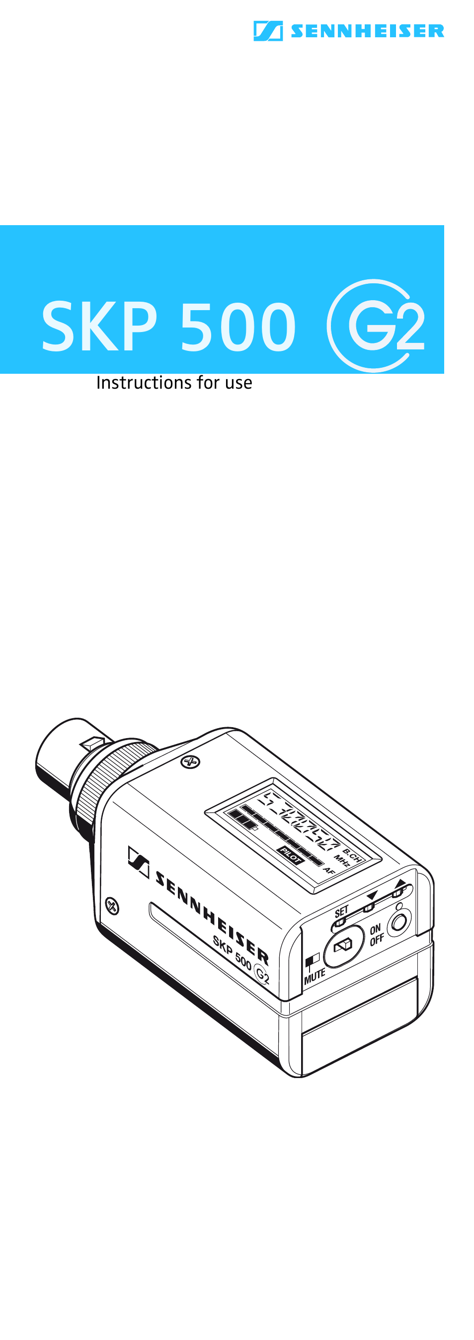 Sennheiser SKP 500 User Manual | 29 pages