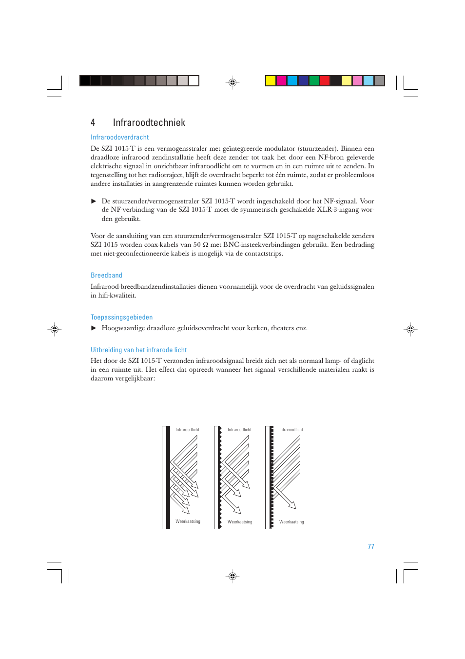 4infraroodtechniek | Sennheiser SZI 1015-T User Manual | Page 77 / 86