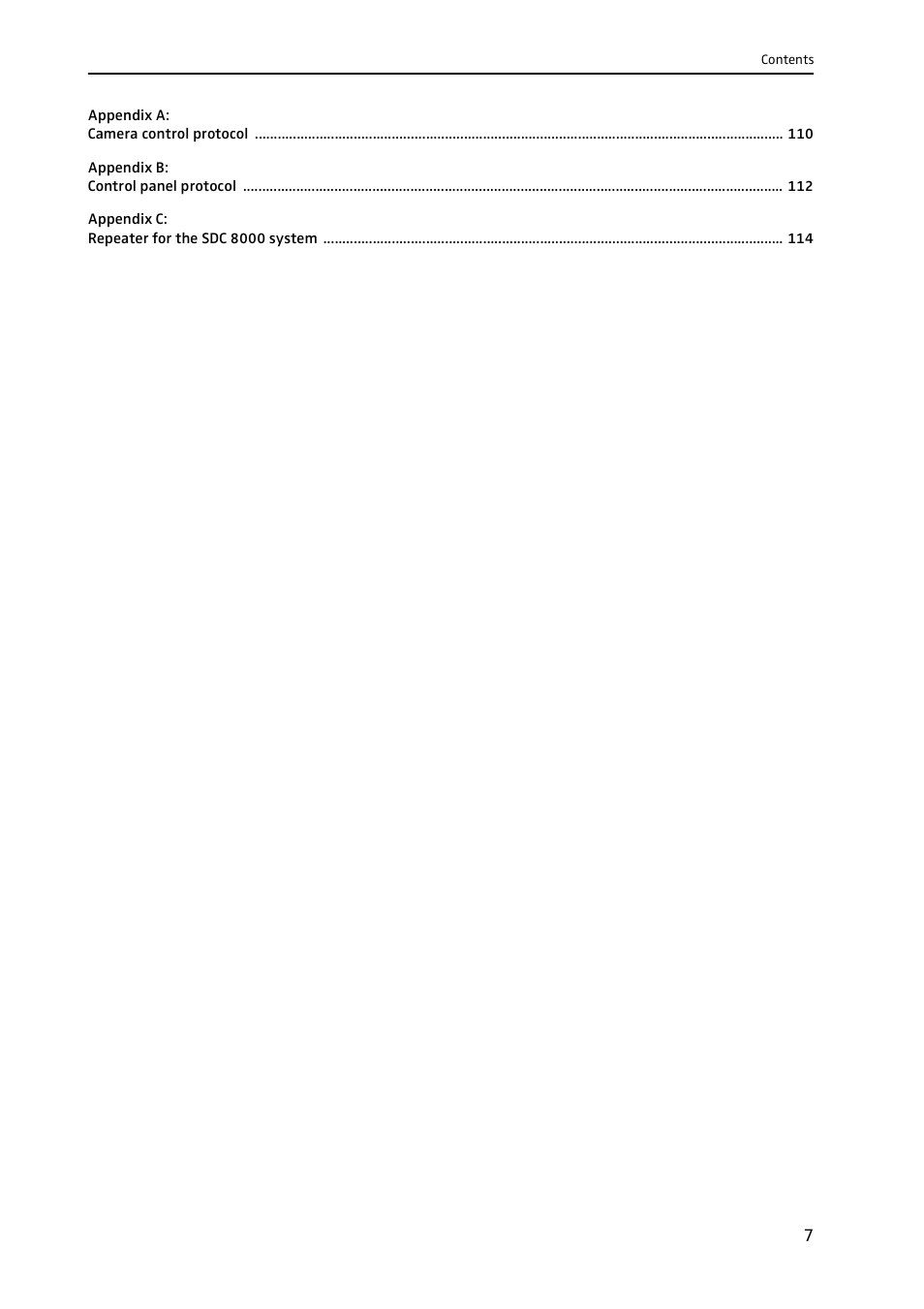 Sennheiser CONFERENCE SYSTEM SDC 8000 User Manual | Page 7 / 116