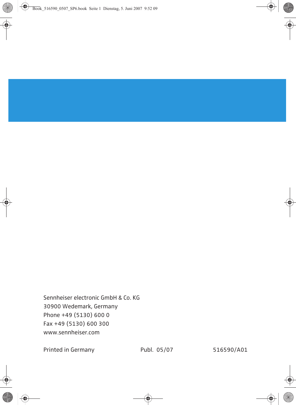 Sennheiser AD 3700 User Manual | Page 41 / 41