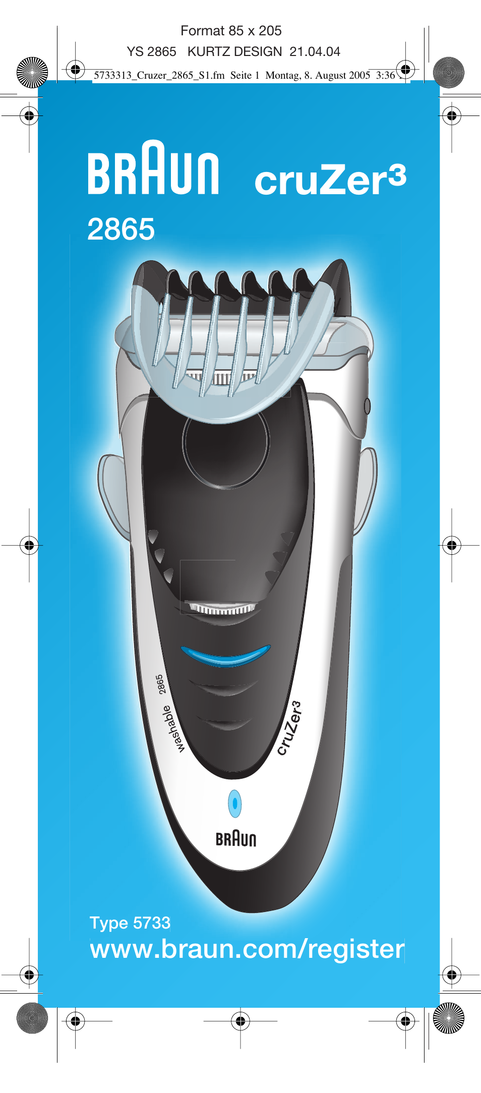 Braun 2865 User Manual | 62 pages