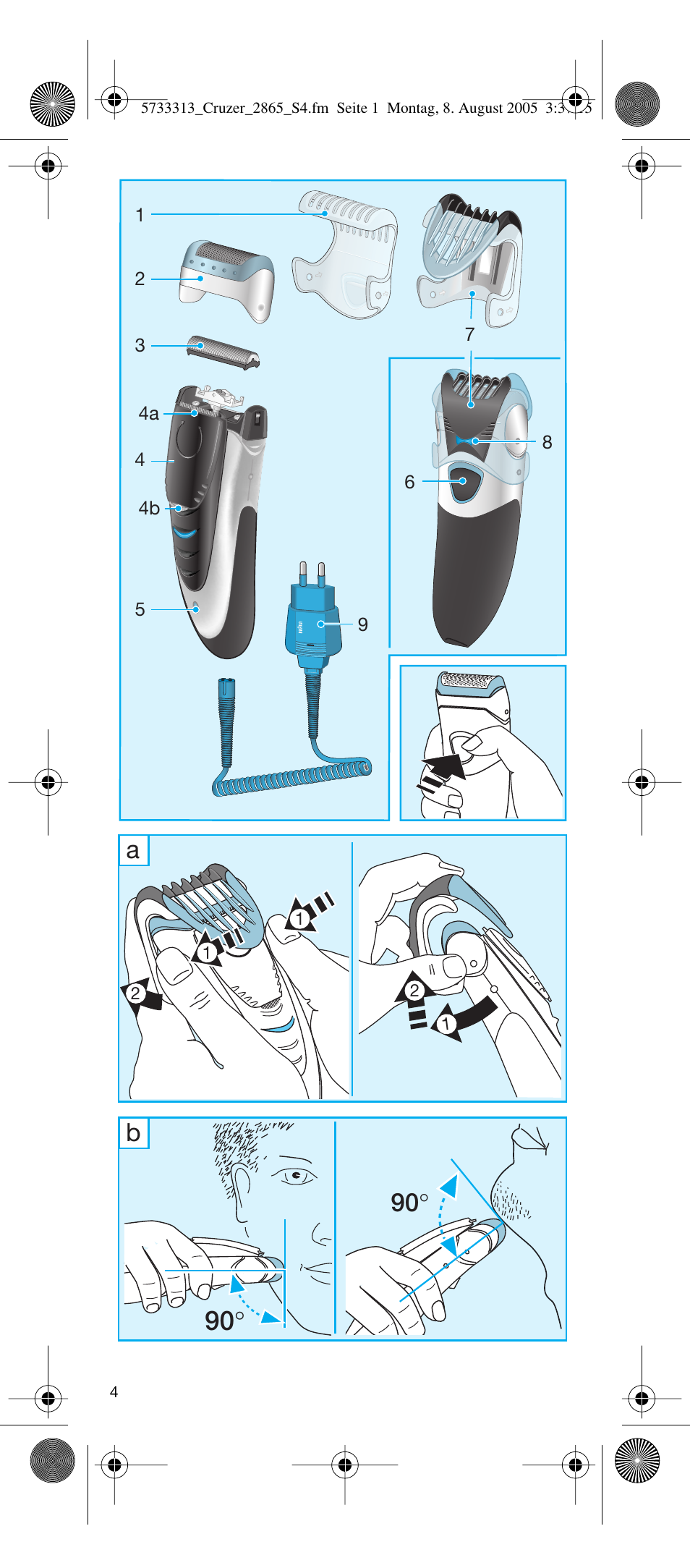 Braun 2865 User Manual | Page 4 / 62