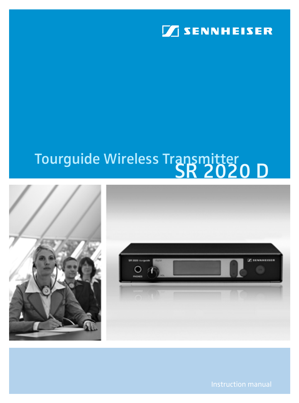 Sennheiser Tourguide Wireless Transmitter SR 2020 D User Manual | 32 pages