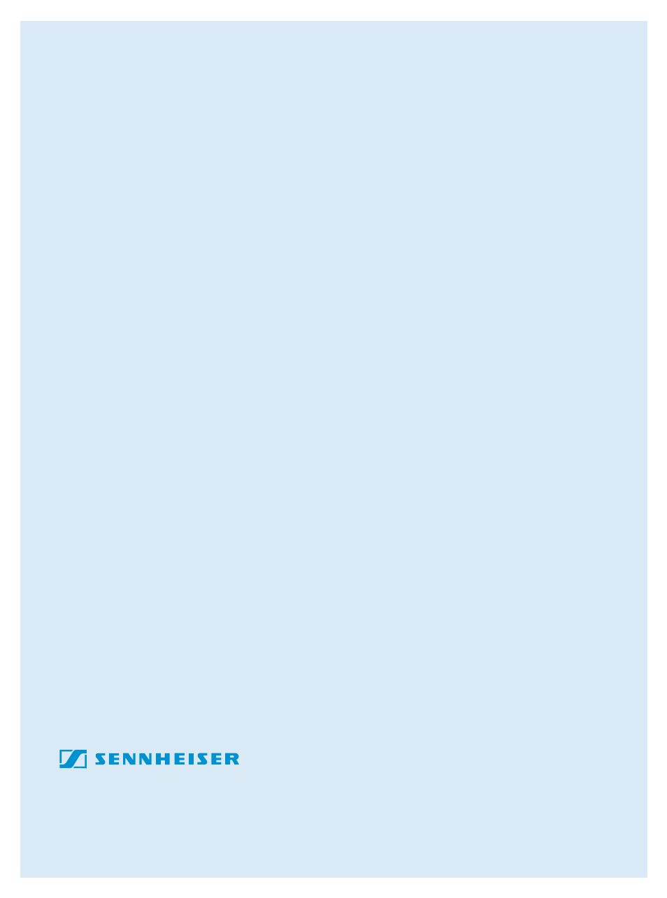 Sennheiser Tourguide Wireless Transmitter SR 2020 D User Manual | Page 32 / 32