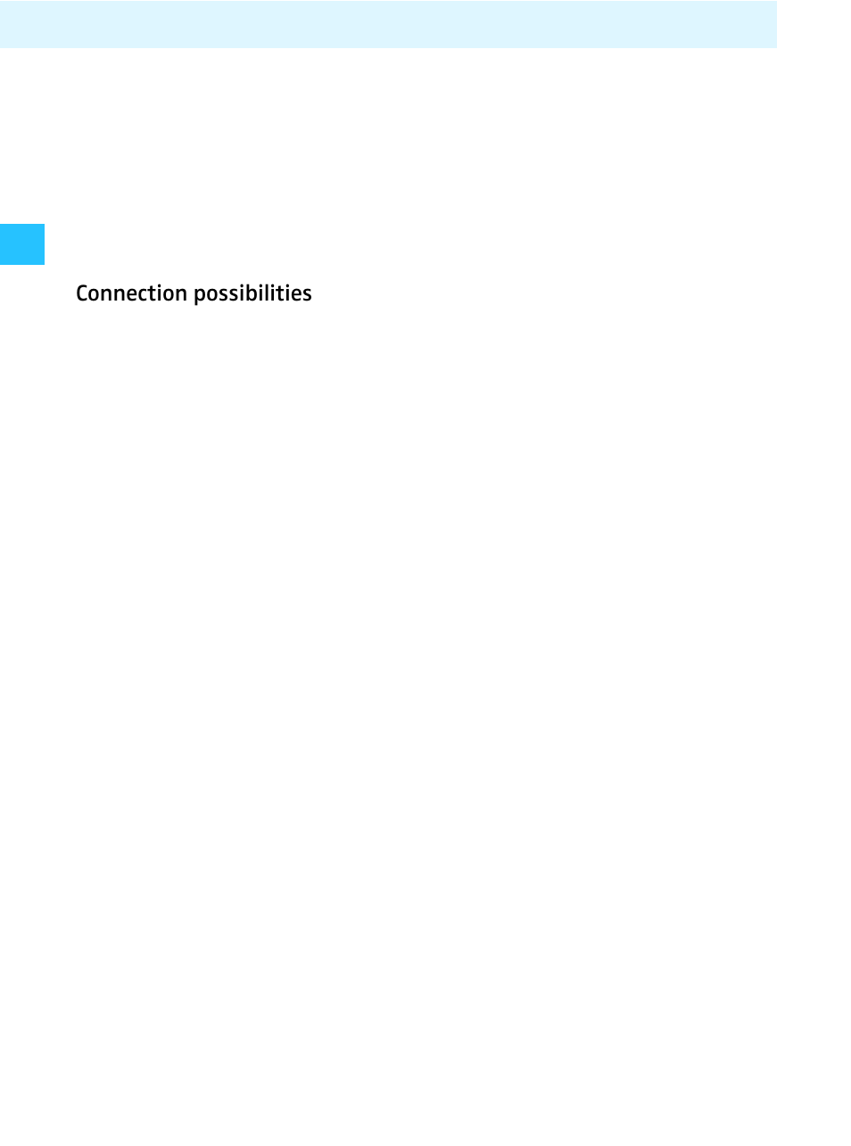 Connection possibilities | Sennheiser Tourguide Wireless Transmitter SR 2020 D User Manual | Page 8 / 32