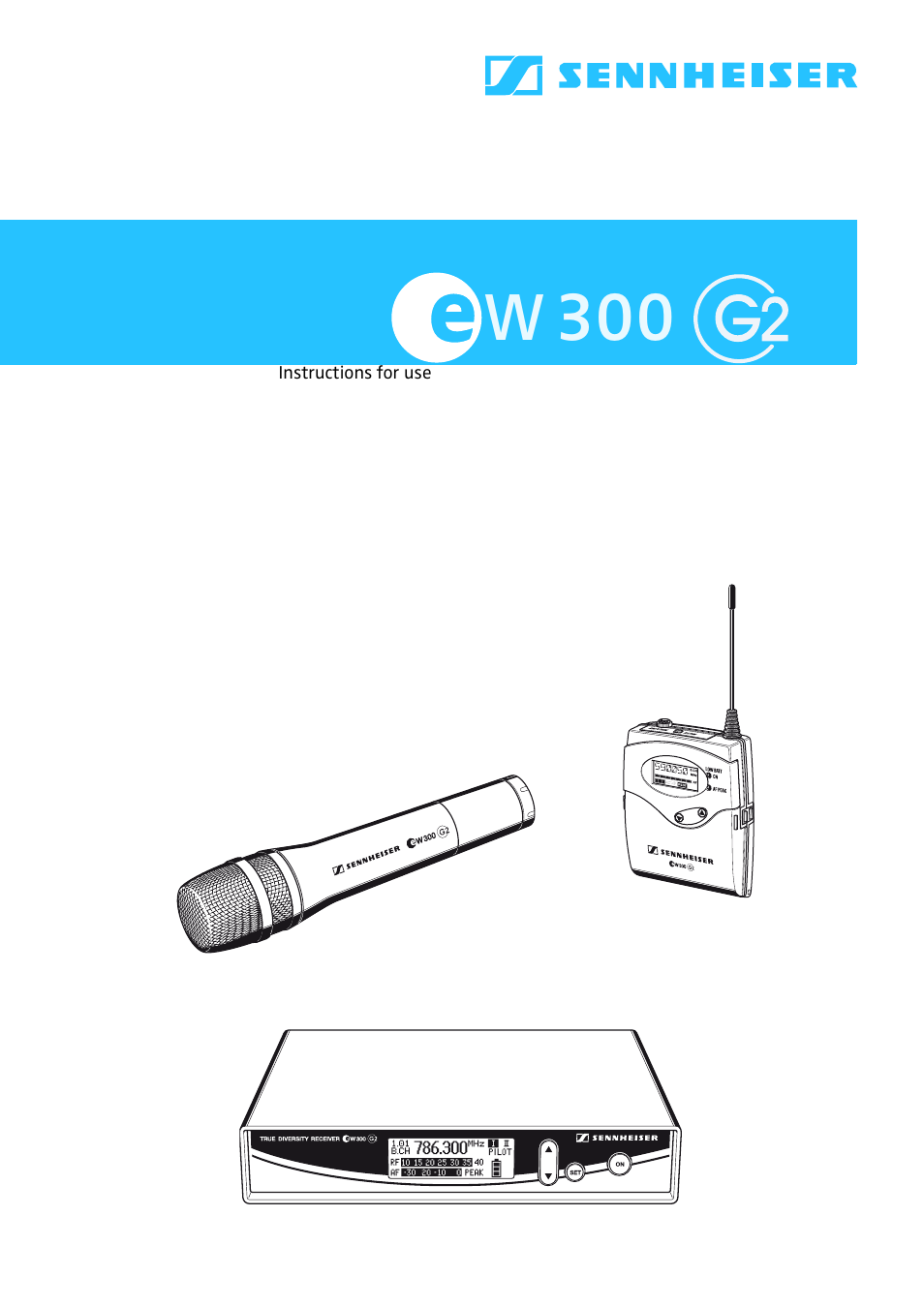 Sennheiser W300 User Manual | 45 pages