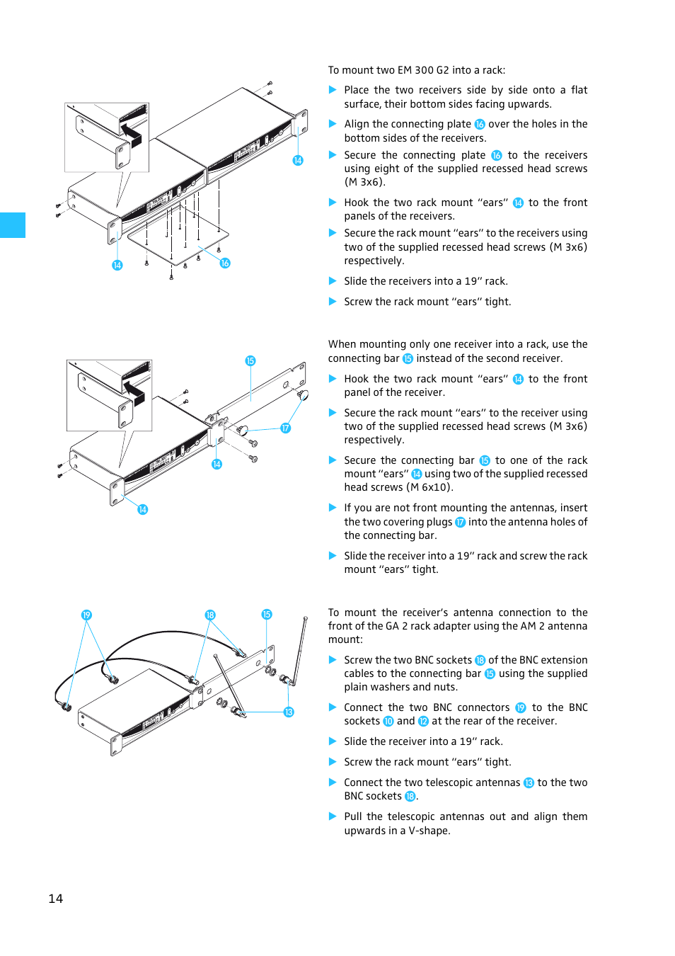 Sennheiser W300 User Manual | Page 14 / 45