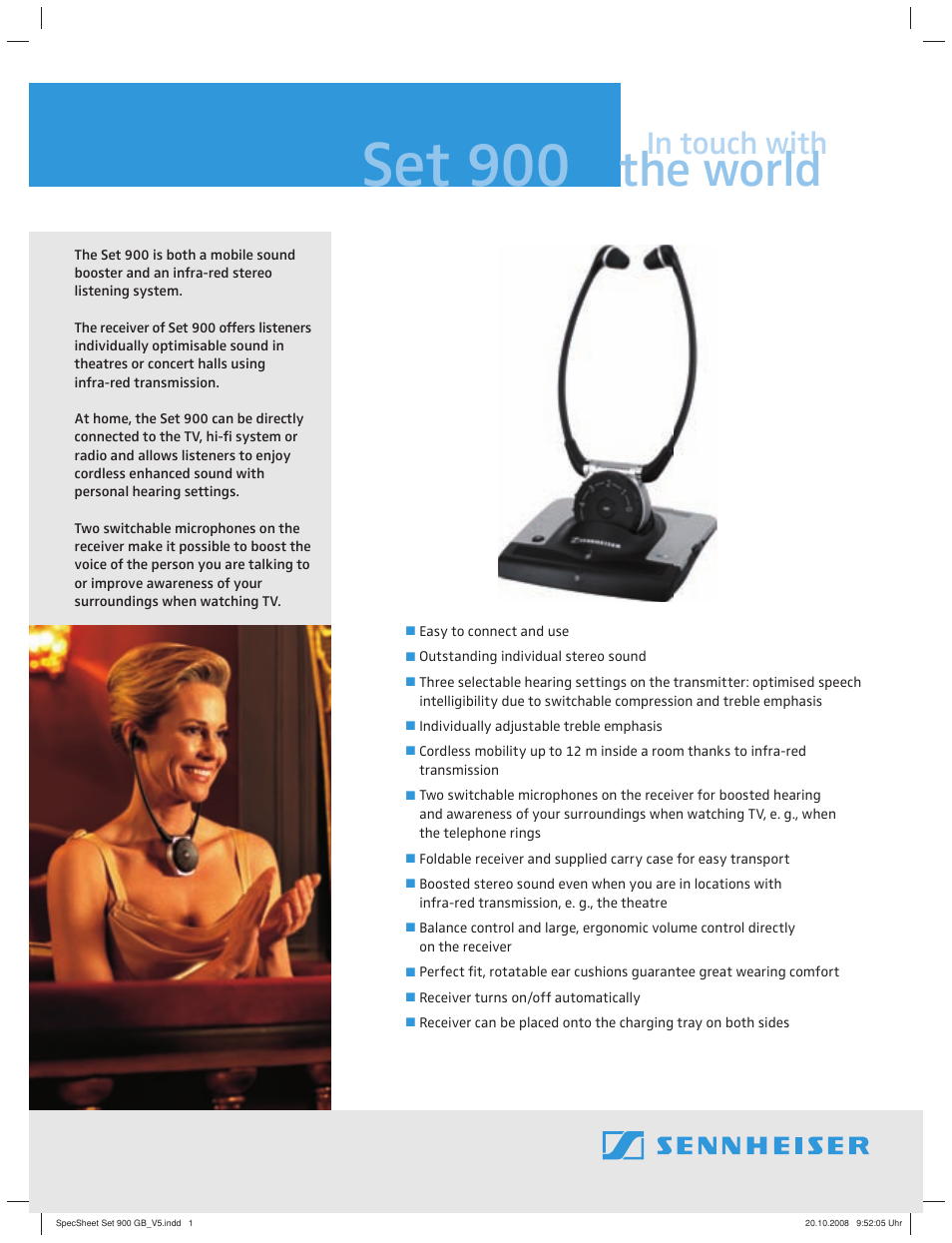 Sennheiser BW Set 900 User Manual | 2 pages