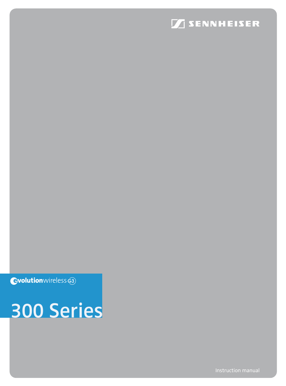 Sennheiser EvolutionWireless EW 300 Series User Manual | 42 pages