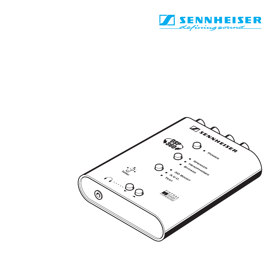 Sennheiser DSP 360 User Manual | 52 pages