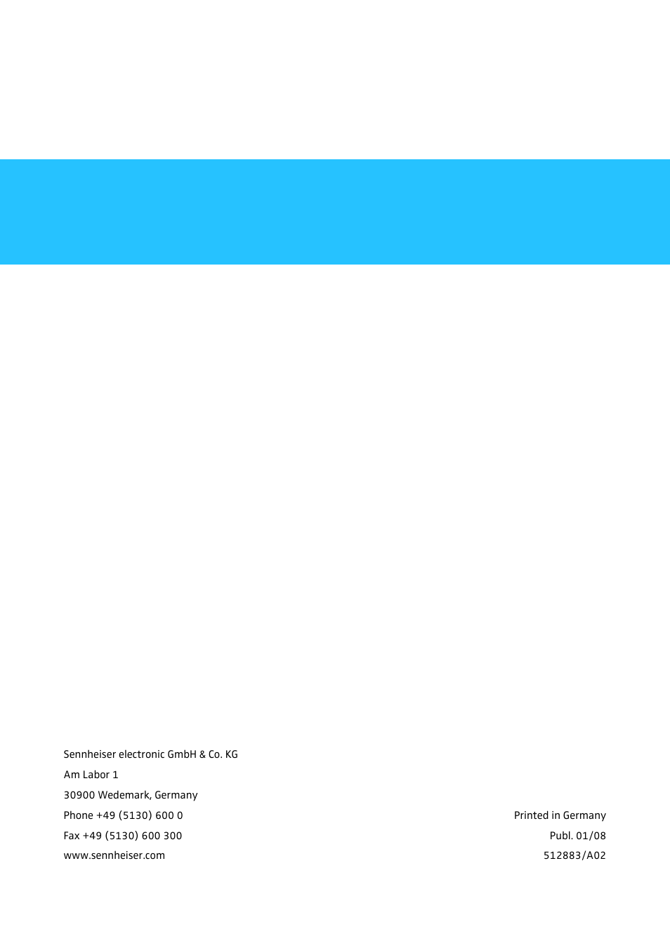 Sennheiser LV308 User Manual | Page 60 / 60