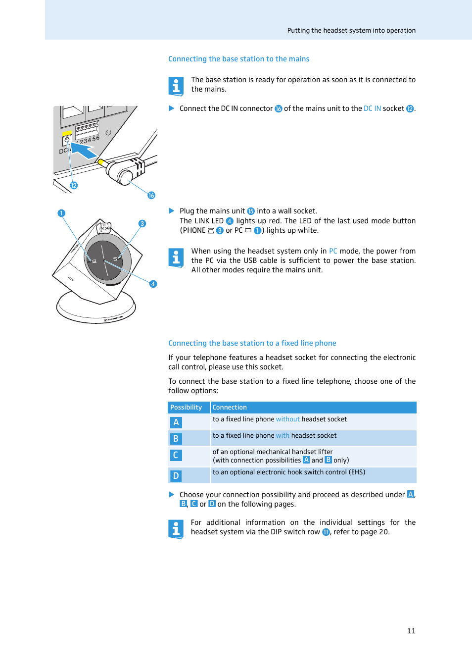 A b c | Sennheiser 504302 User Manual | Page 12 / 44