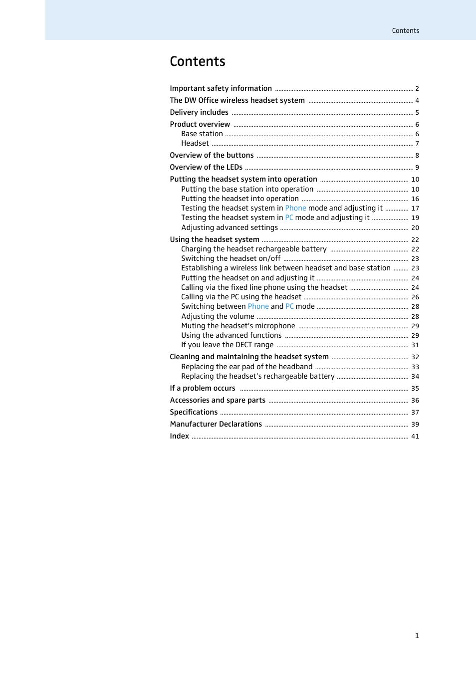 Sennheiser 504302 User Manual | Page 2 / 44