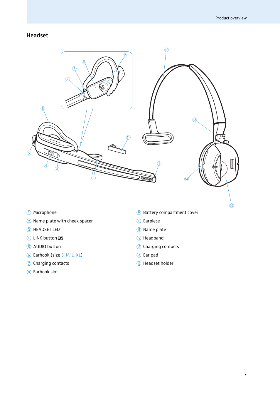 Headset | Sennheiser 504302 User Manual | Page 8 / 44