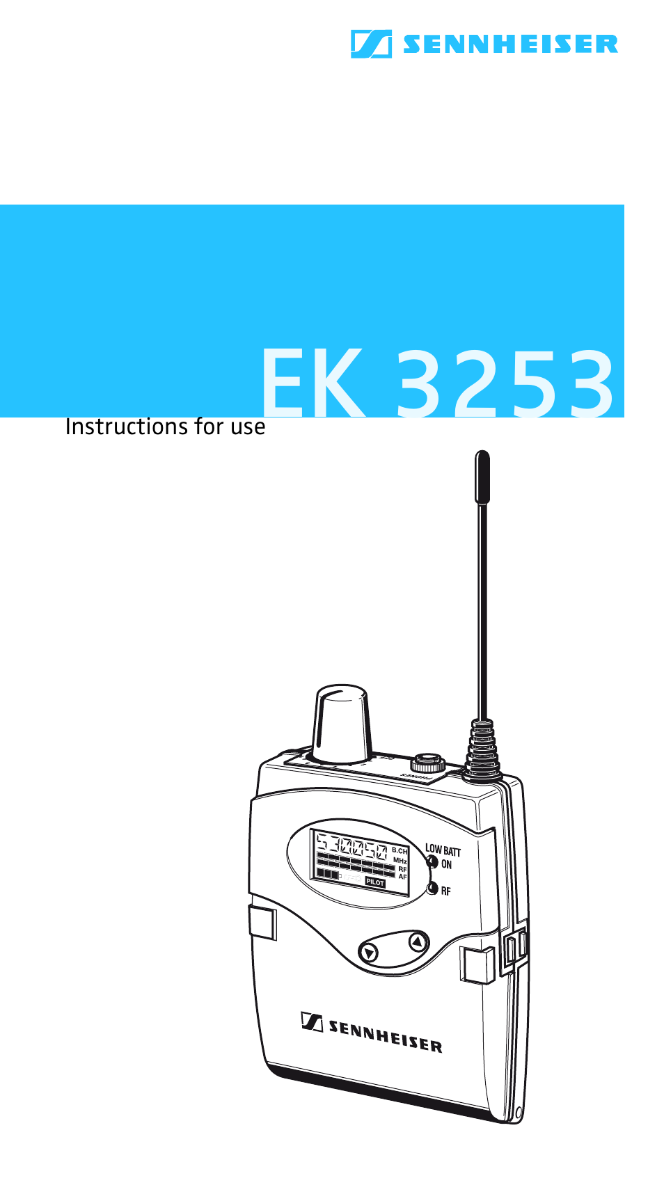 Sennheiser EK3253 User Manual | 36 pages
