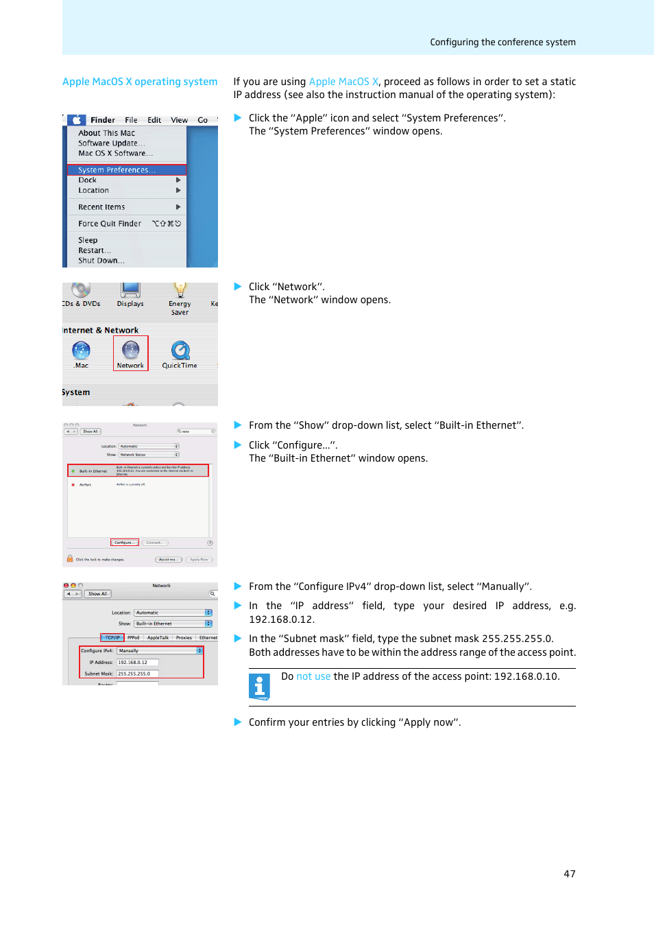 Apple macos x operating system | Sennheiser WiCOS User Manual | Page 49 / 92