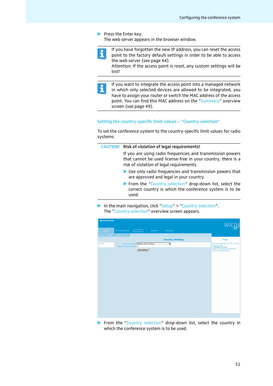 Sennheiser WiCOS User Manual | Page 53 / 92