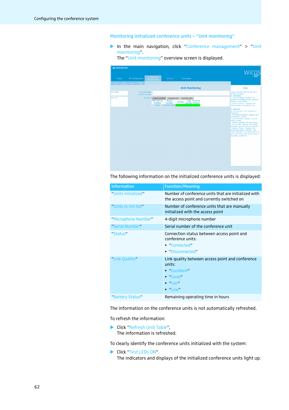 Sennheiser WiCOS User Manual | Page 64 / 92