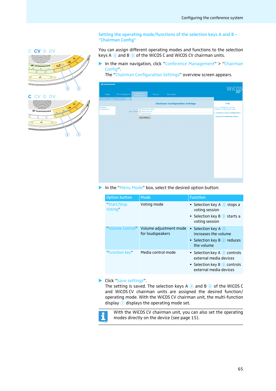 Sennheiser WiCOS User Manual | Page 67 / 92