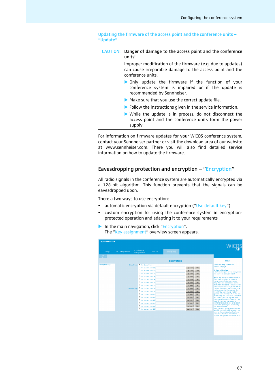 Sennheiser WiCOS User Manual | Page 69 / 92