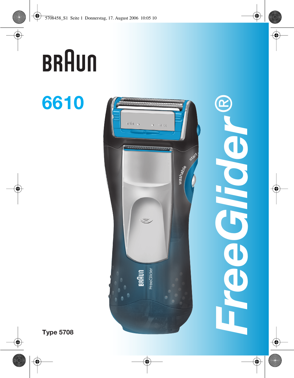 Braun 6610 User Manual | 95 pages