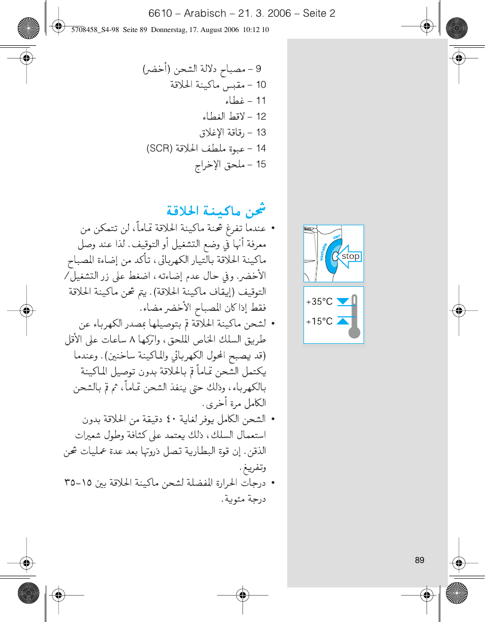Braun 6610 User Manual | Page 89 / 95