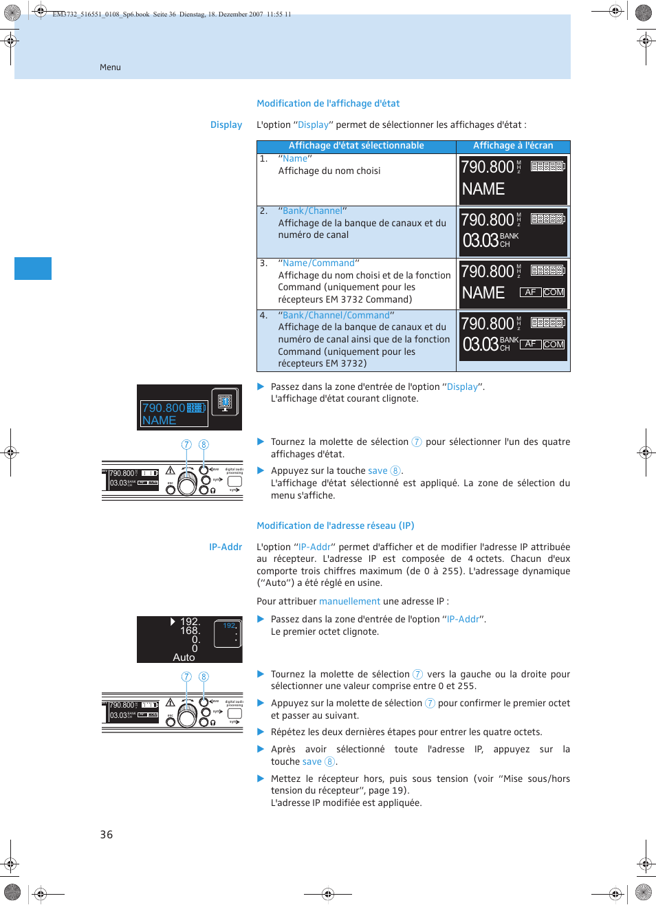 800 name | Sennheiser EM 3732 User Manual | Page 128 / 269
