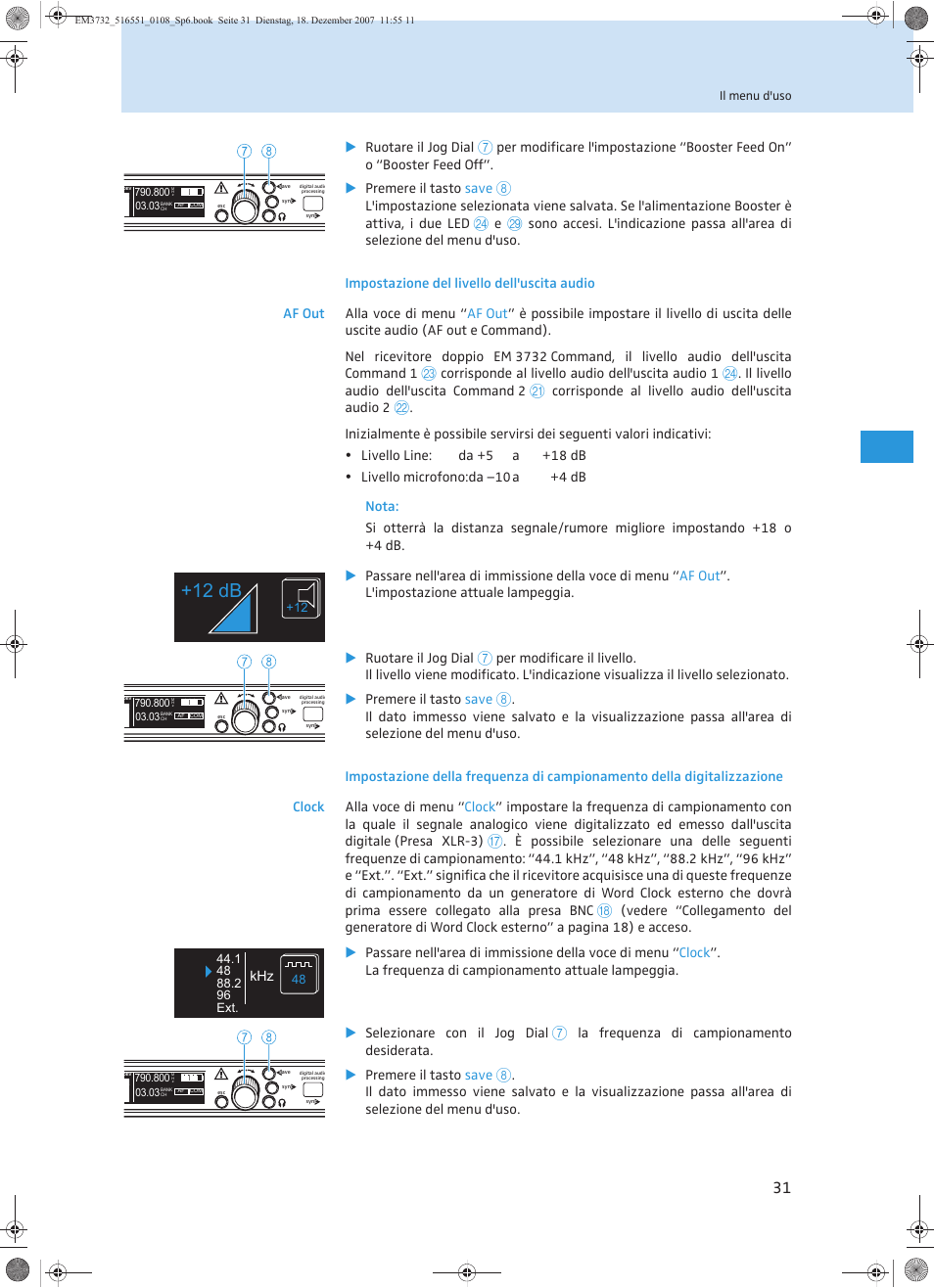 12 db | Sennheiser EM 3732 User Manual | Page 167 / 269