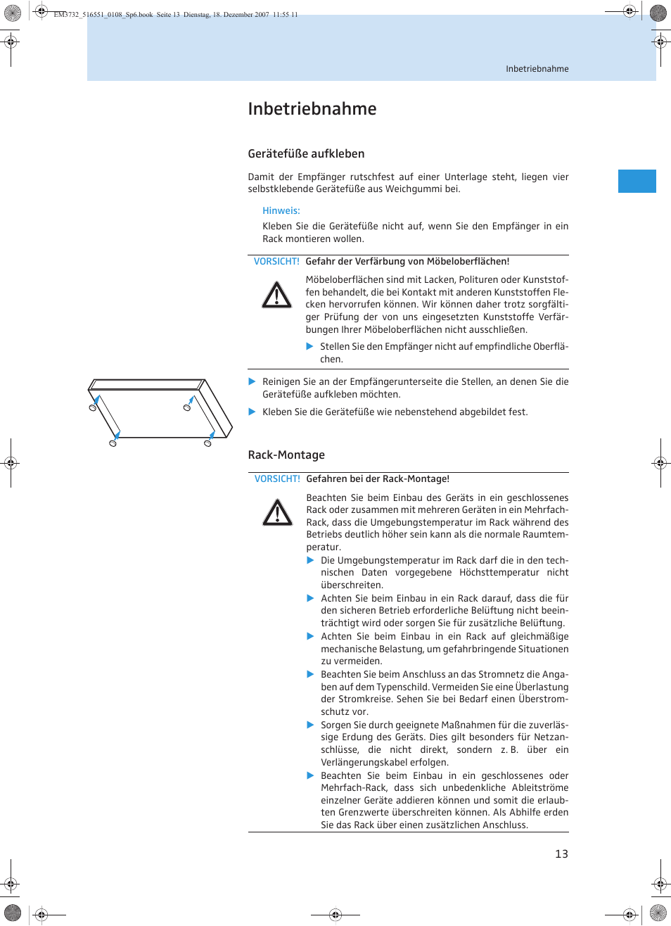 Inbetriebnahme | Sennheiser EM 3732 User Manual | Page 17 / 269