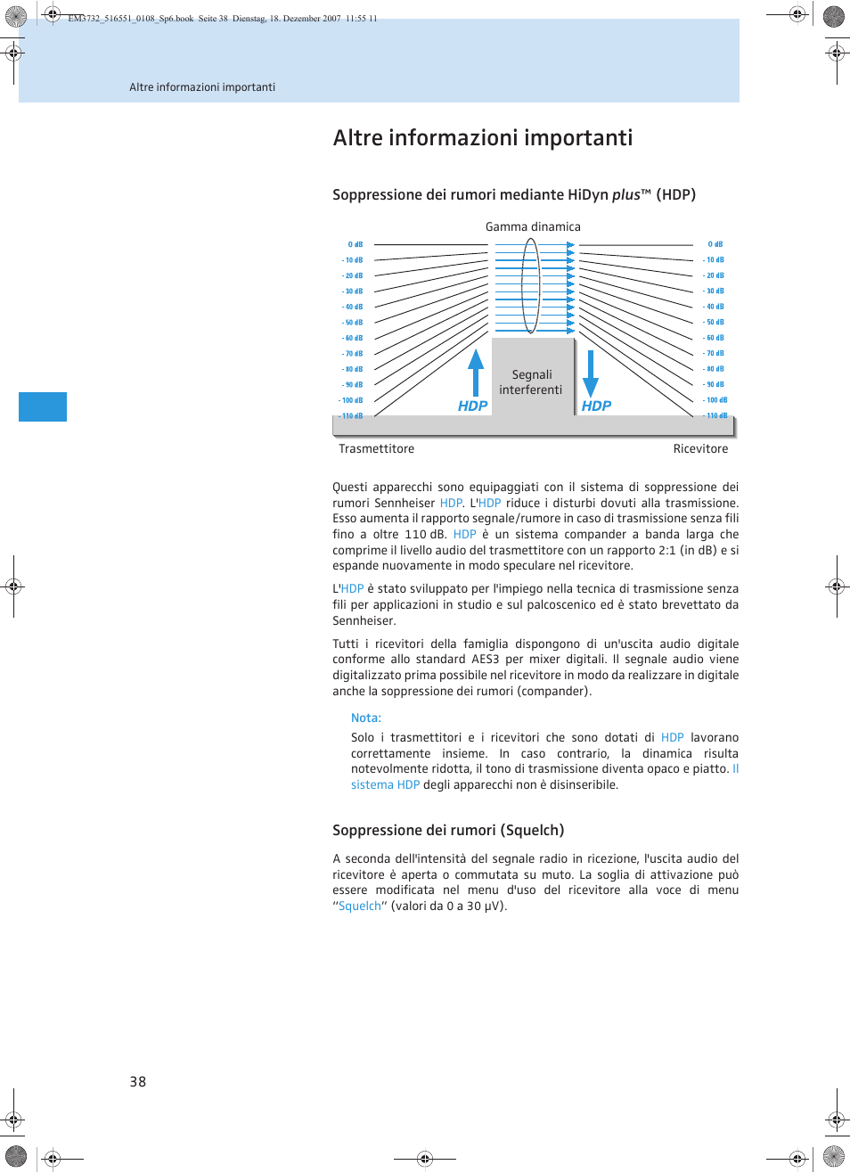 Altre informazioni importanti | Sennheiser EM 3732 User Manual | Page 174 / 269