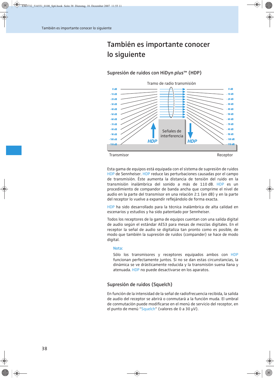 También es importante conocer lo siguiente | Sennheiser EM 3732 User Manual | Page 218 / 269