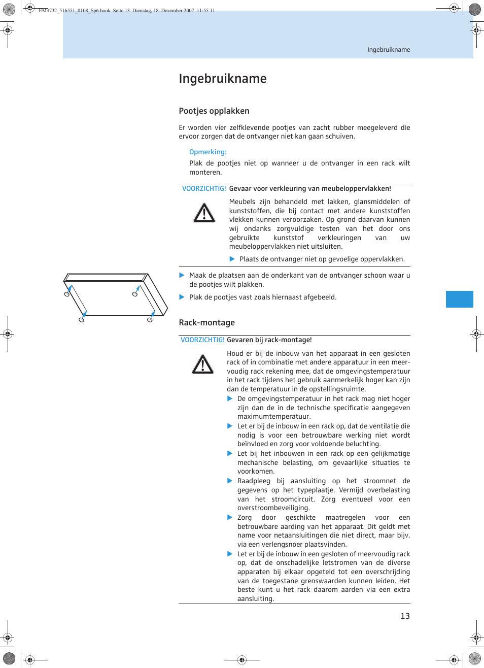 Ingebruikname | Sennheiser EM 3732 User Manual | Page 237 / 269