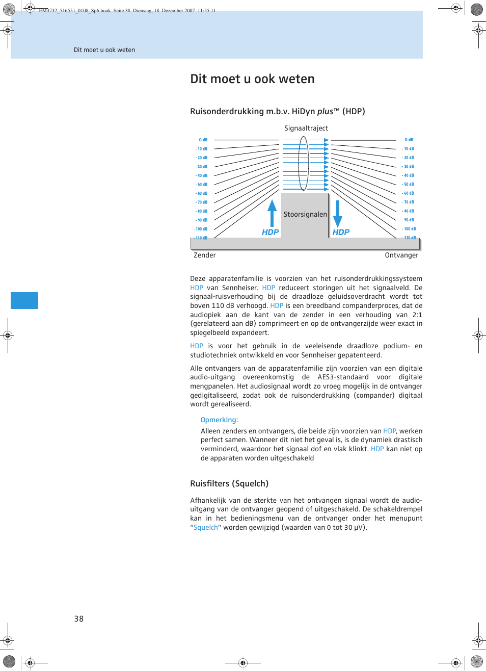 Dit moet u ook weten | Sennheiser EM 3732 User Manual | Page 262 / 269