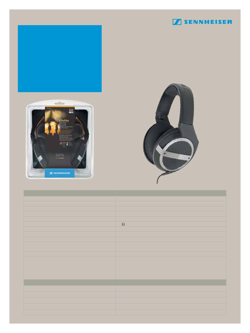 Technical, Data | Sennheiser HD 448 User Manual | Page 2 / 2